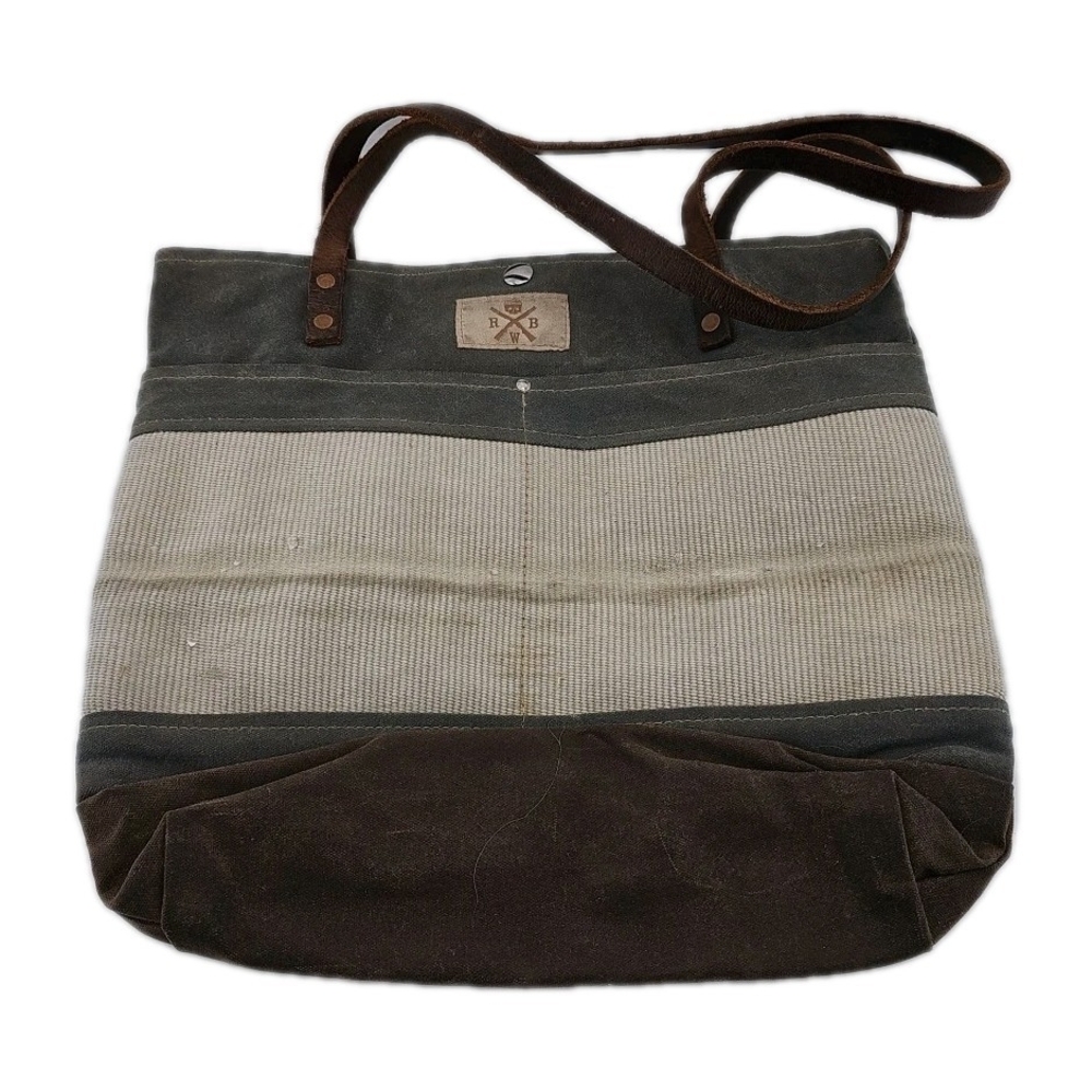 BURN BAGS USA Canvas & Leather Tote